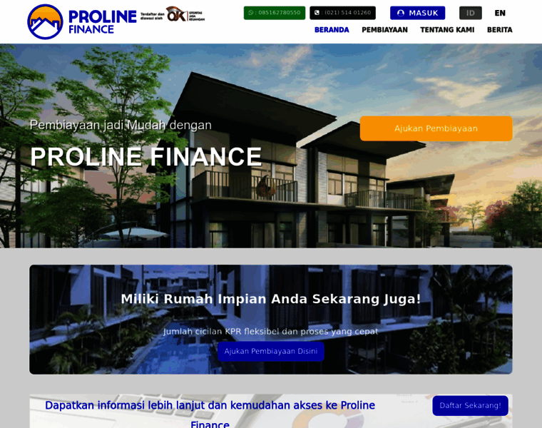 Prolinefinance.co.id thumbnail