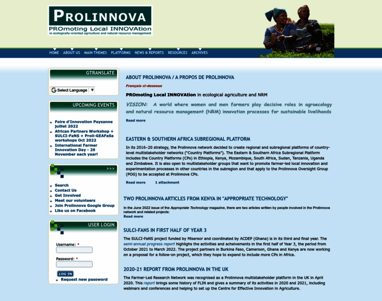 Prolinnova.net thumbnail