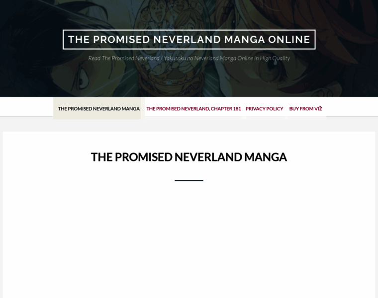 Promised-neverland.com thumbnail