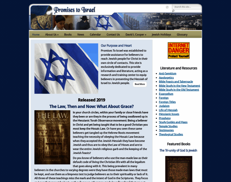 Promisestoisrael.org thumbnail