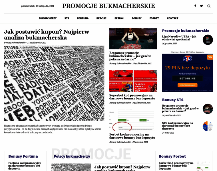 Promocjebukmacherskie.pl thumbnail