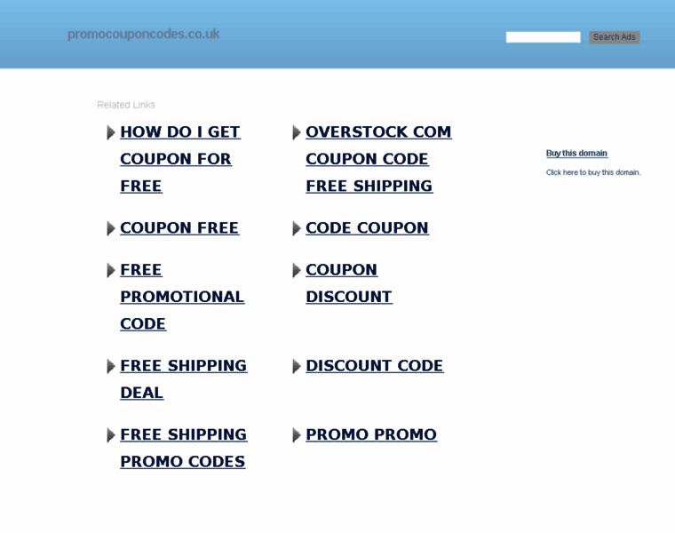 Promocouponcodes.co.uk thumbnail