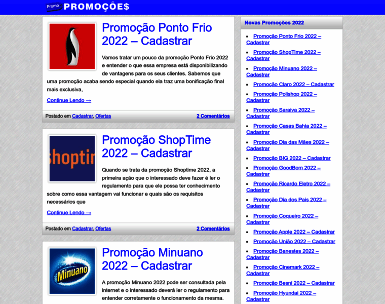 Promointimus.com.br thumbnail