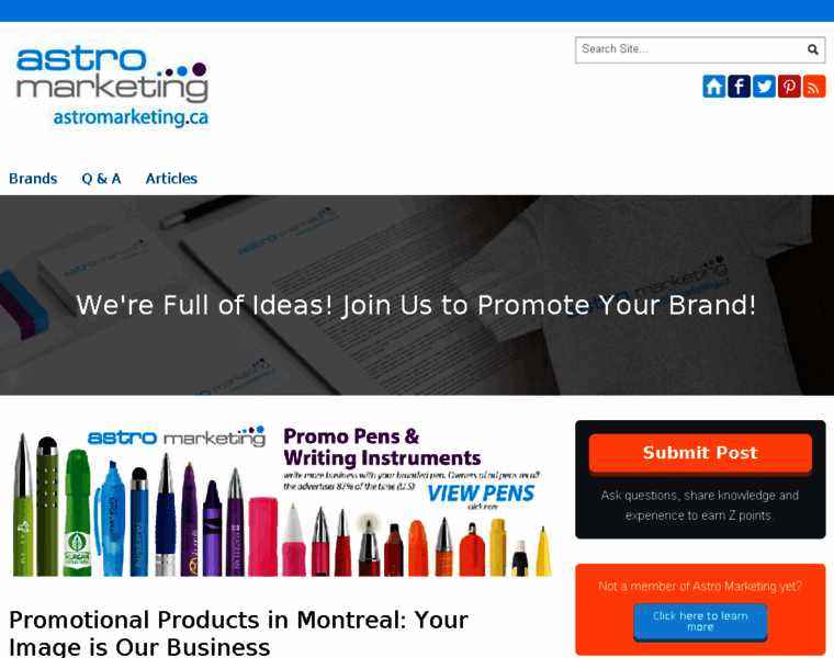Promotionalproductsmontreal.ca thumbnail