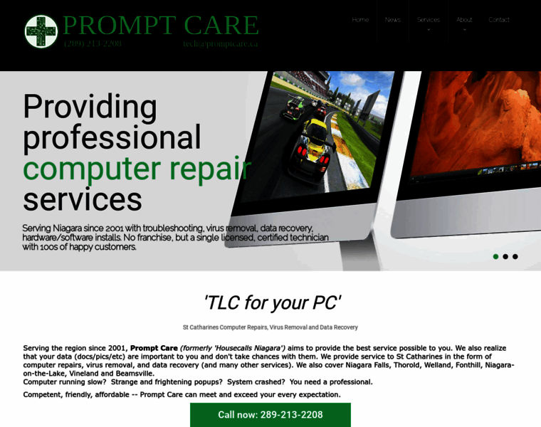 Promptcare.ca thumbnail