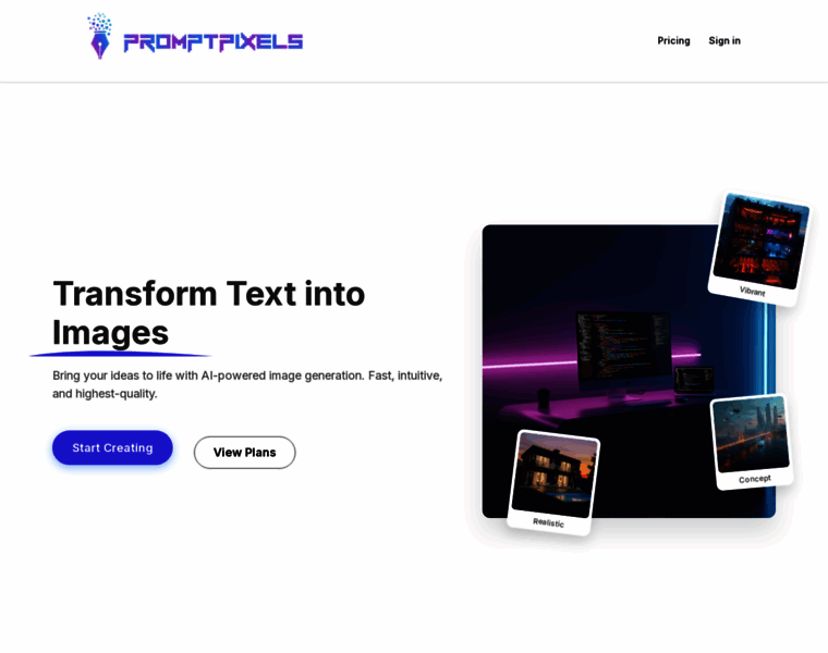 Promptpixels.app thumbnail Promptpixels.app thumbnail
