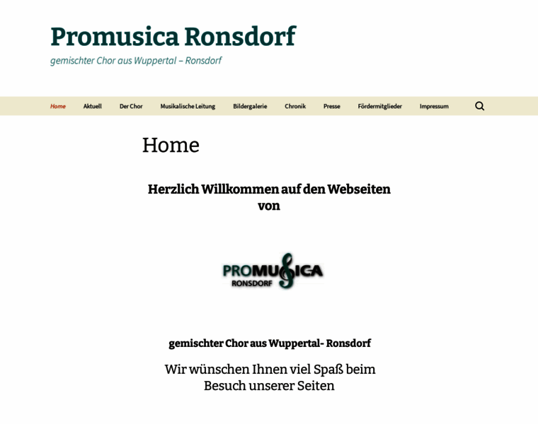Promusicaronsdorf.de thumbnail