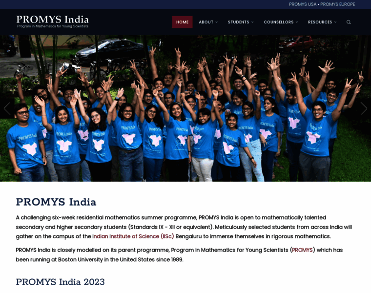 Promys-india.org thumbnail
