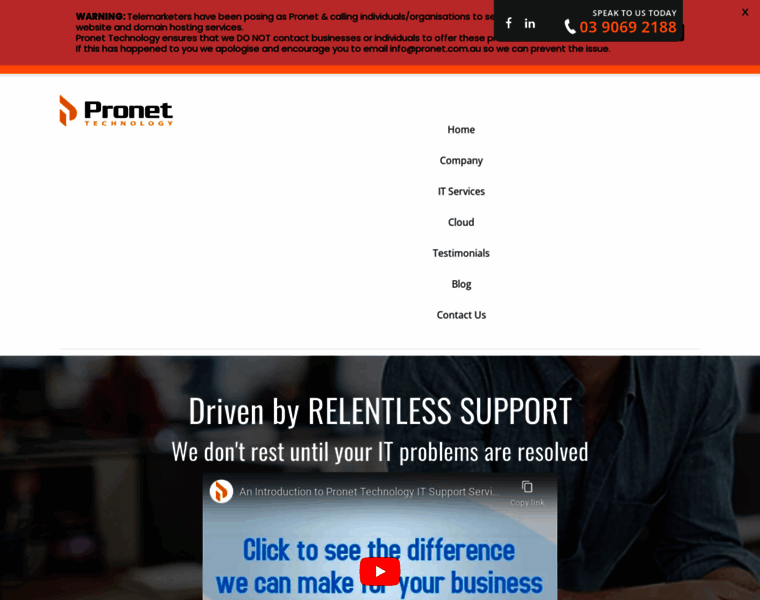 Pronet.com.au thumbnail