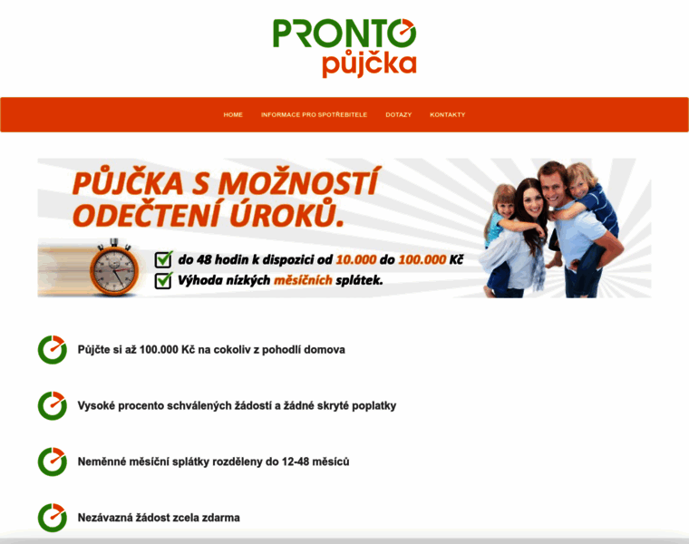 Prontopujcka.cz thumbnail