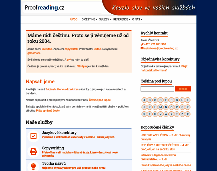 Proofreading.cz thumbnail