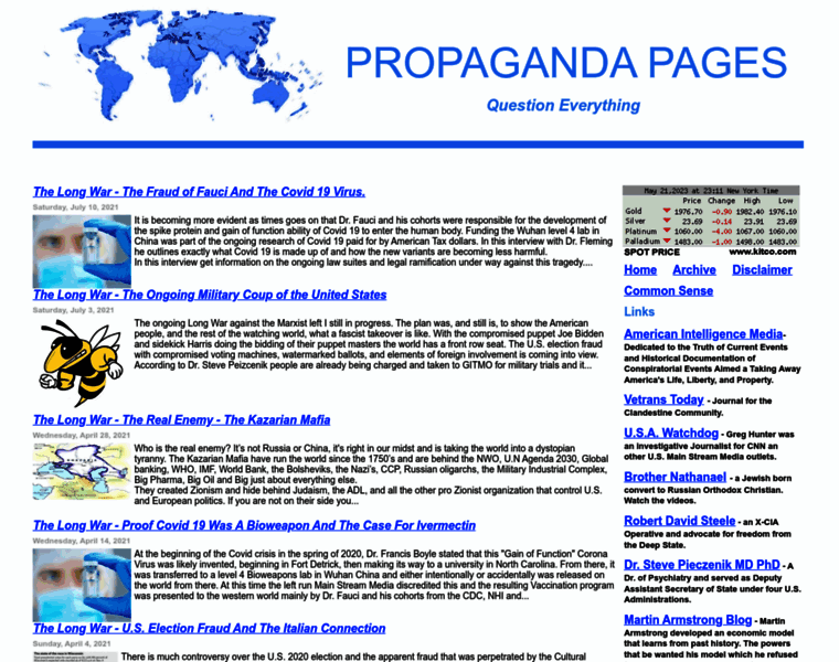 Propagandapages.com thumbnail