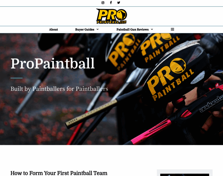 Propaintball.com thumbnail