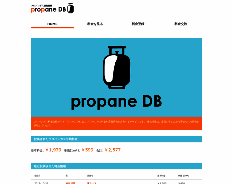 Propane-db.com thumbnail