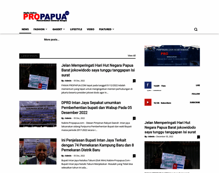 Propapua.com thumbnail