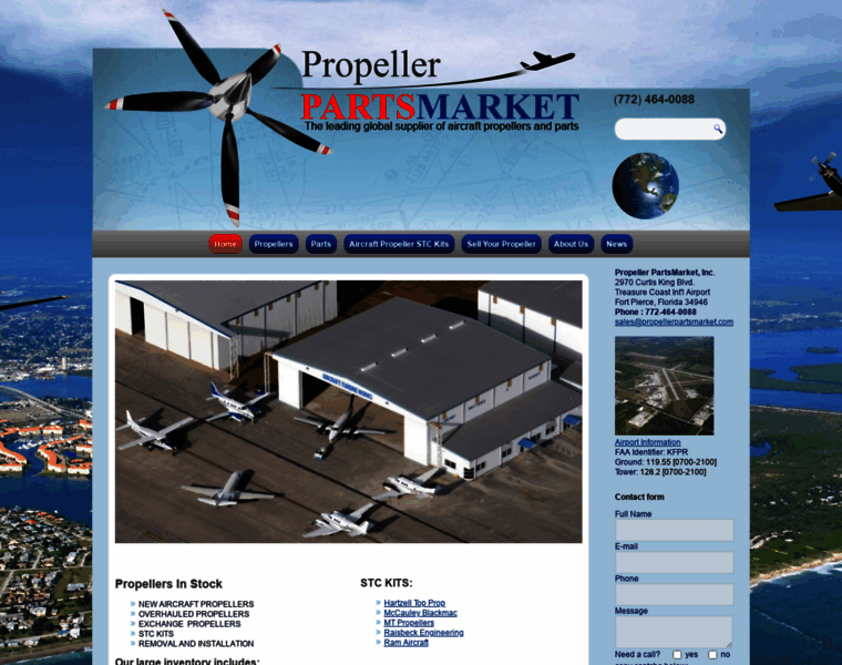 Propellerpartsmarket.com thumbnail