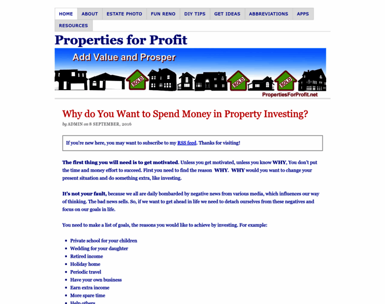 Propertiesforprofit.net thumbnail