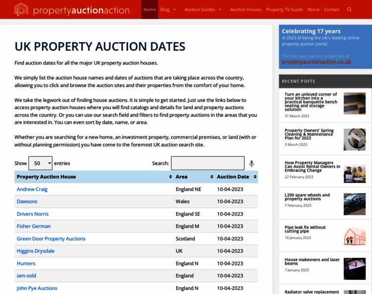 Propertyauctionaction.co.uk thumbnail