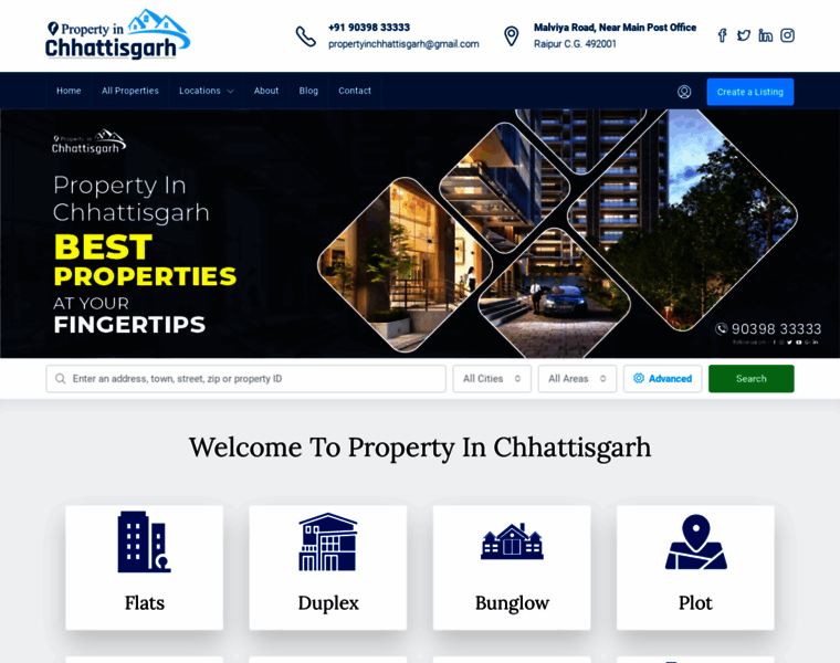 Propertyinchhattisgarh.com thumbnail