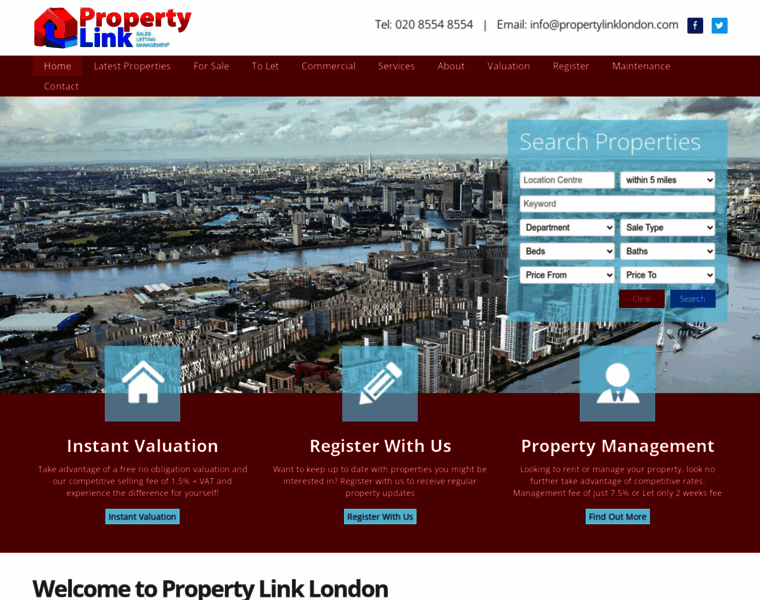Propertylinklondon.com thumbnail