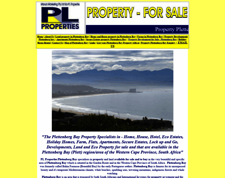 Propertyplettenbergbay.co.za thumbnail