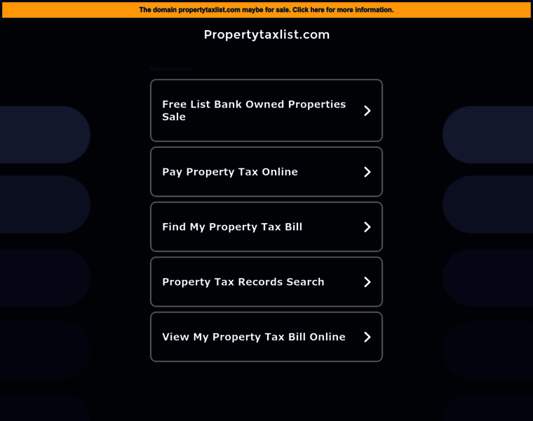 Propertytaxlist.com thumbnail
