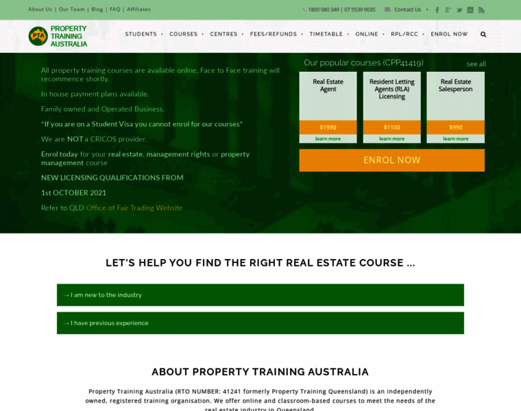 Propertytraining.com.au thumbnail
