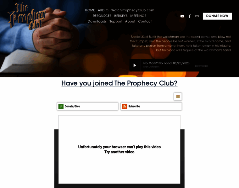 Prophecyclub.com thumbnail
