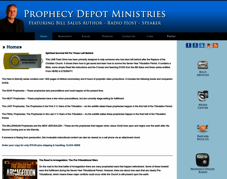 Prophecydepotministries.net thumbnail