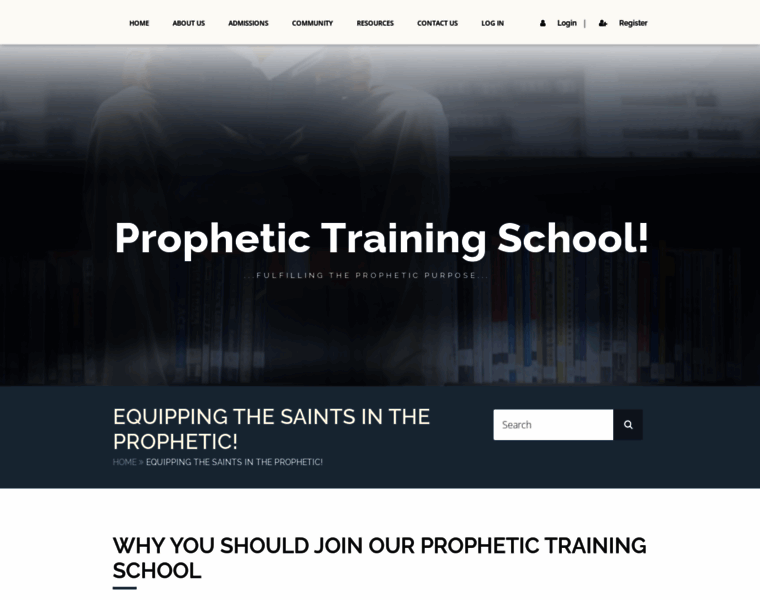 Propheticschooltraining.com thumbnail