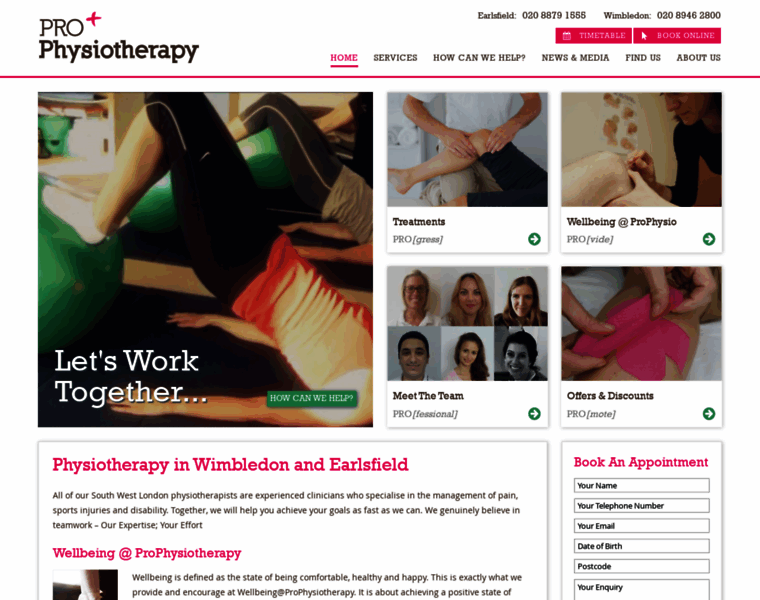 Prophysiotherapy.co.uk thumbnail