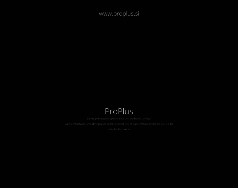 Proplus.si thumbnail