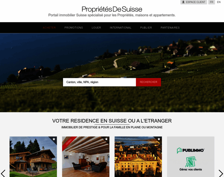 Proprietes-de-suisse.ch thumbnail
