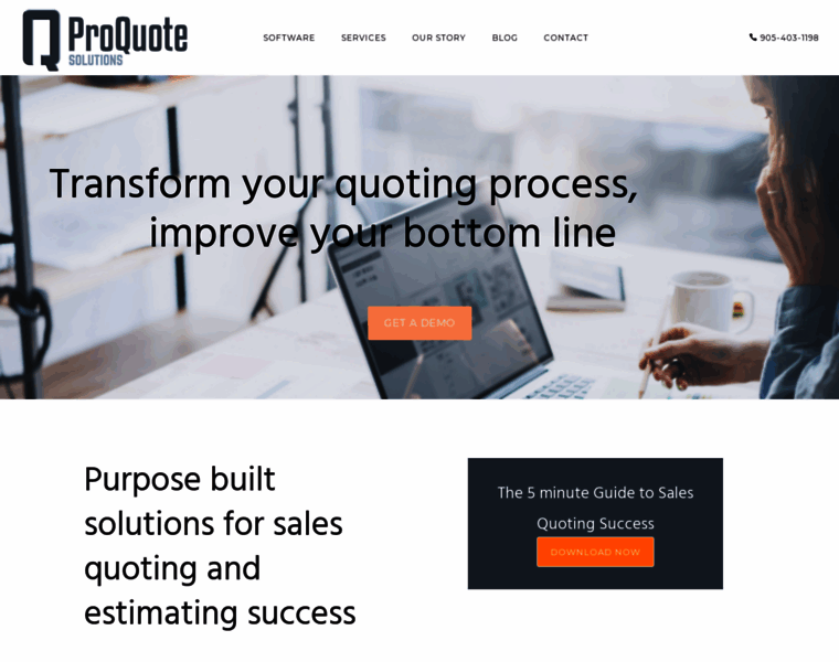 Proquote-solutions.com thumbnail