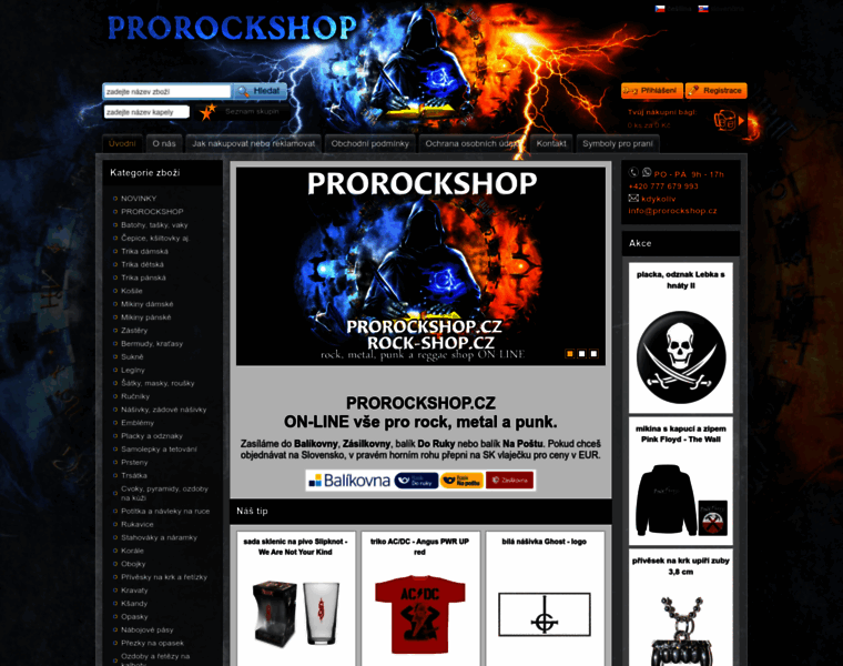 Prorockshop.cz thumbnail