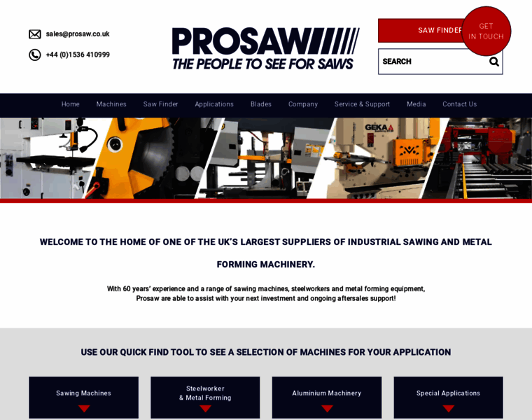 Prosaw.co.uk thumbnail