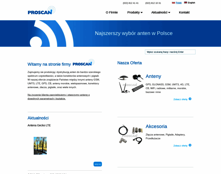 Proscan-antenna.com thumbnail