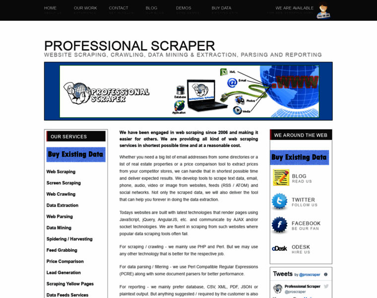 Proscraper.com thumbnail