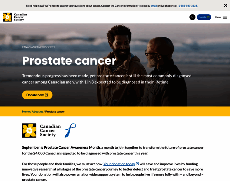 Prostatecancer.ca thumbnail