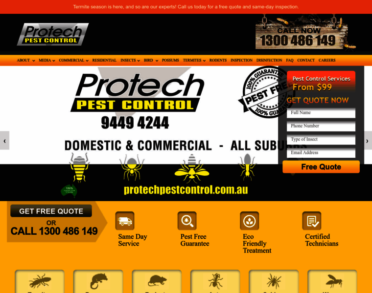 Protechpestcontrol.com.au thumbnail