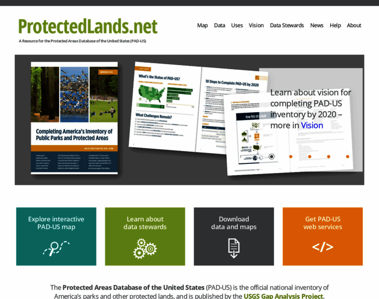 Protectedlands.net thumbnail