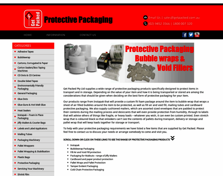 Protectivepackaging.com.au thumbnail