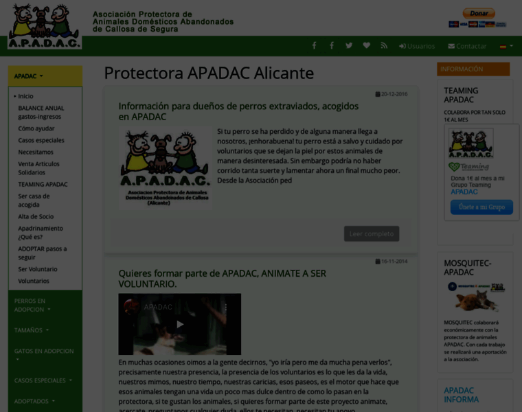 Protectora-apadac.org thumbnail