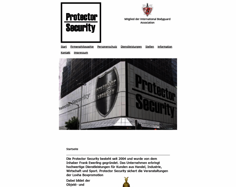 Protectorsecurity.de thumbnail