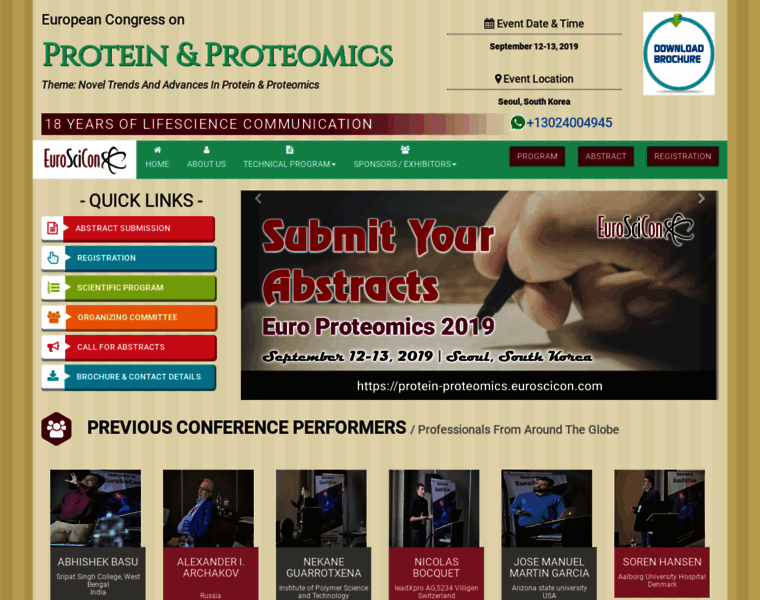 Protein-proteomics.euroscicon.com thumbnail