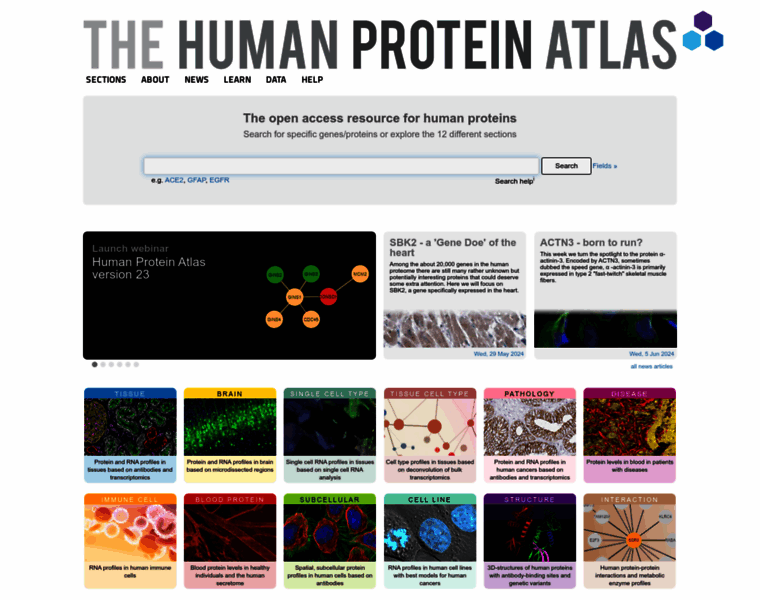 Proteinatlas.org thumbnail