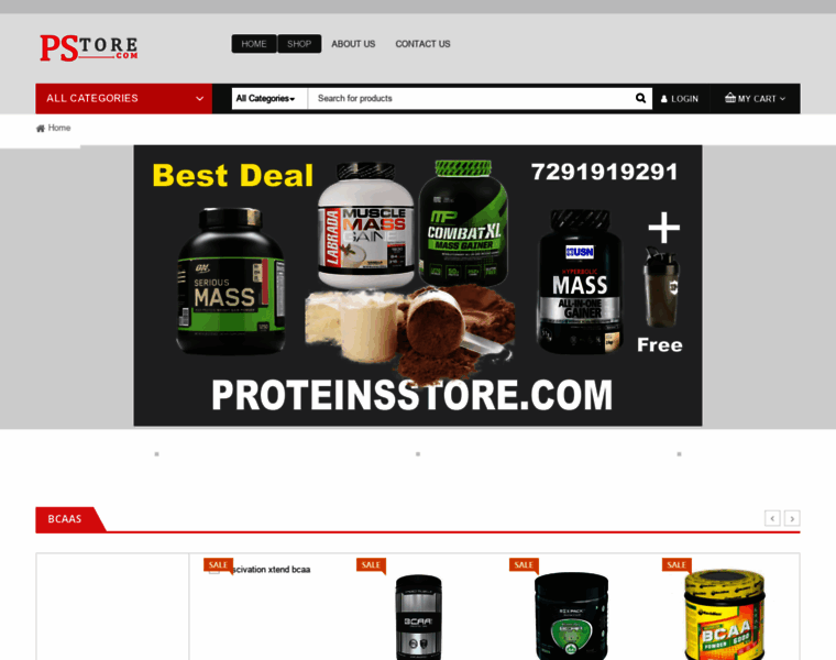 Proteinsstore.com thumbnail