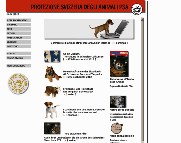Protezione-animali.com thumbnail
