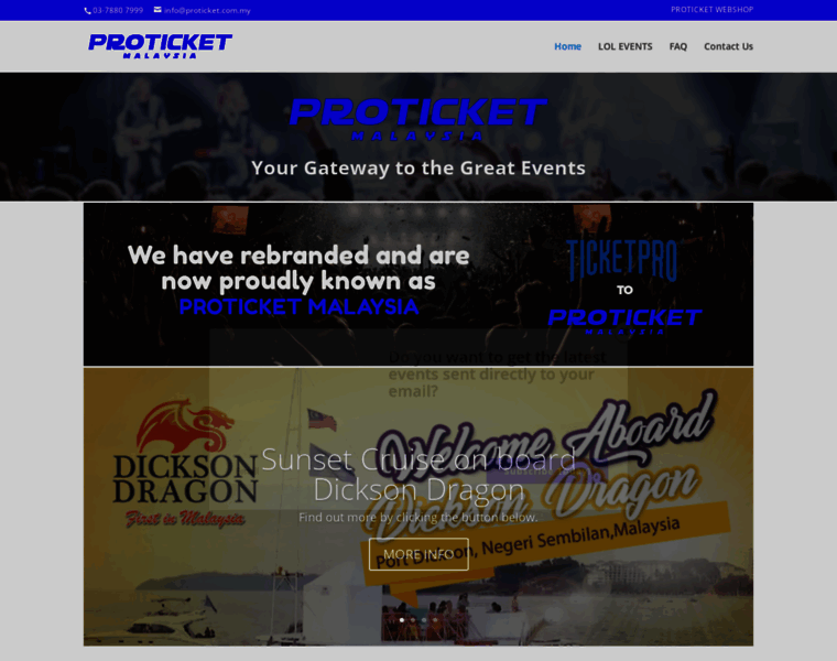 Proticket.com.my thumbnail