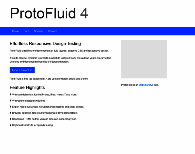 Protofluid.com thumbnail